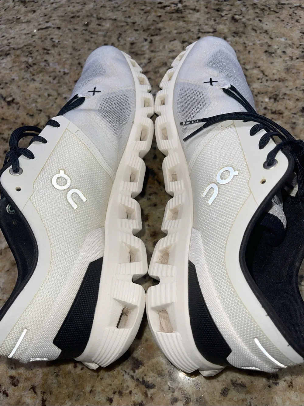 On Running Cloud White/Black Running Shoes